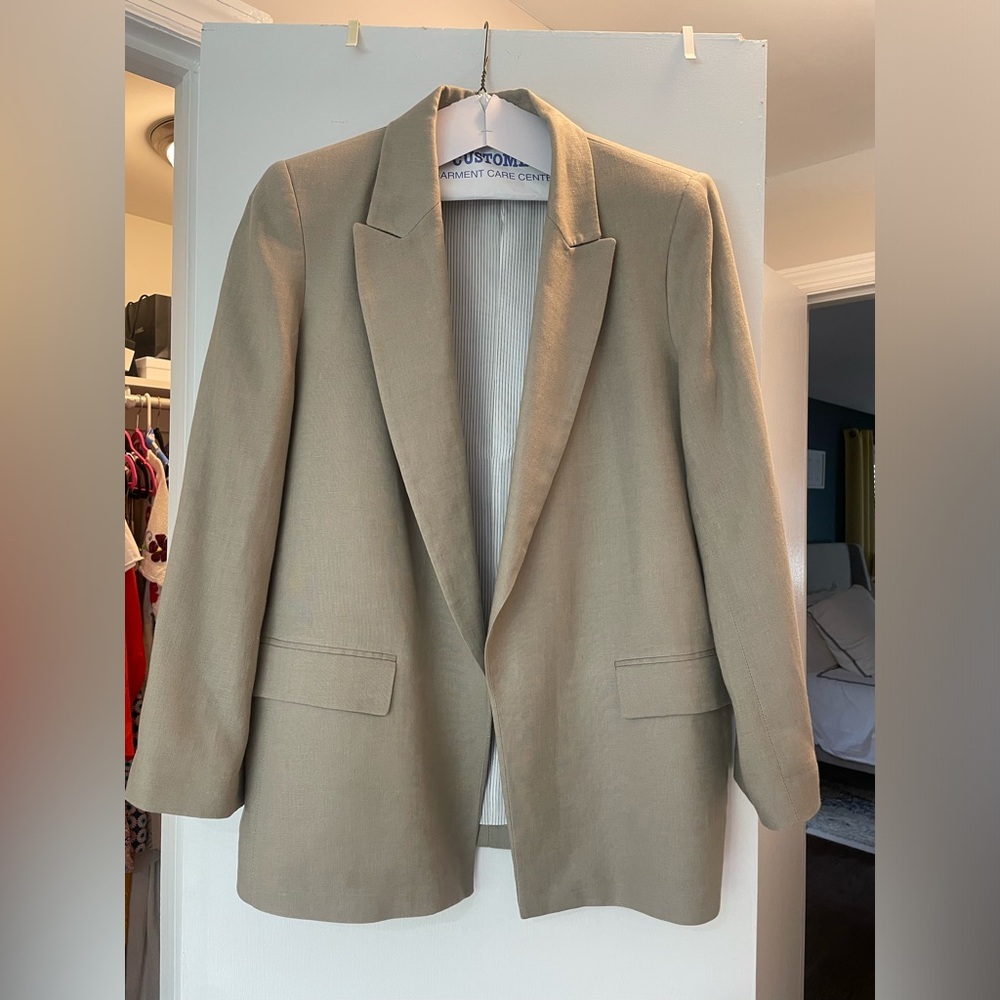 Zara Linen Blazer Size XL